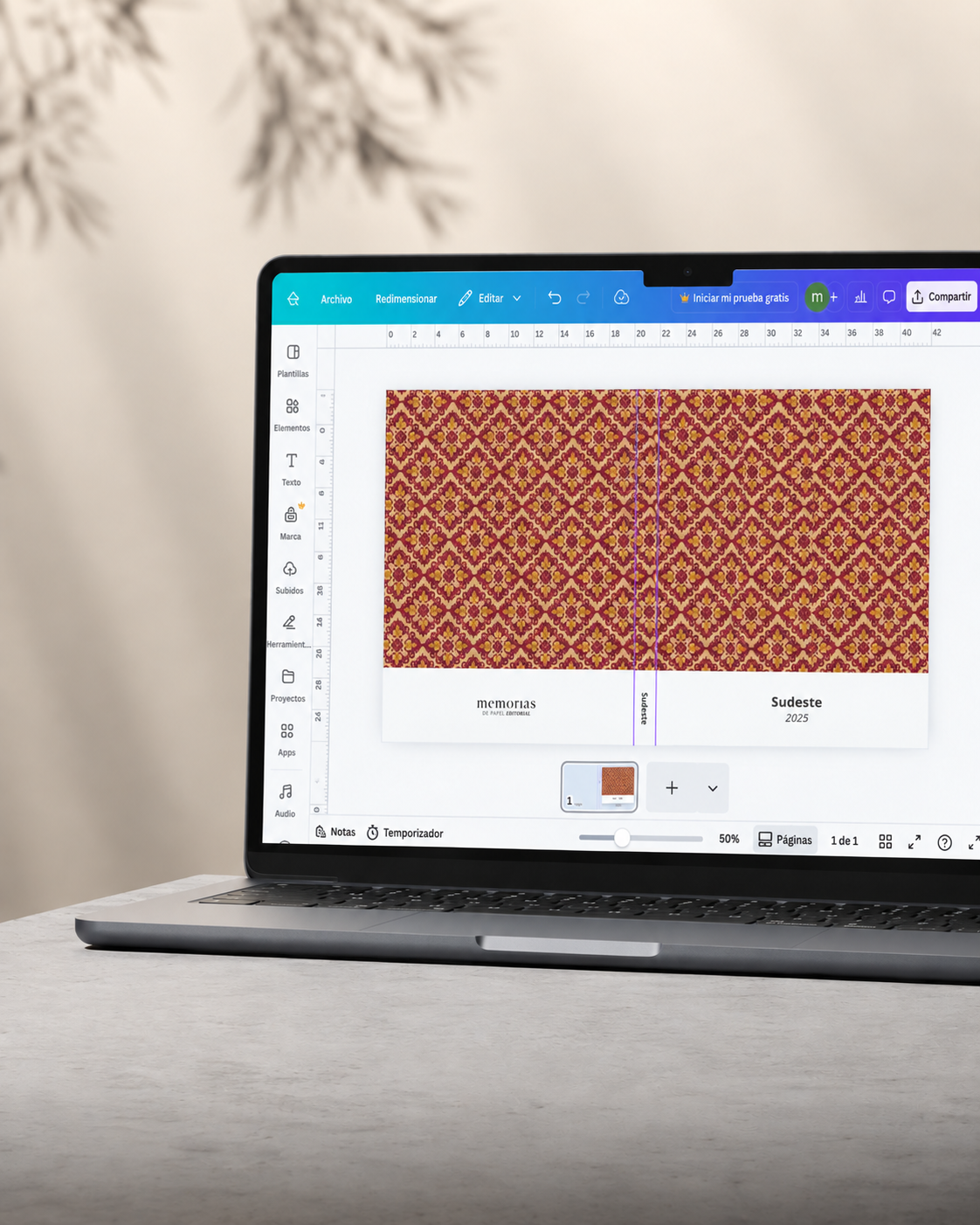 Plantilla photobook en Canva | Indie Pattern