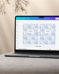 Plantilla photobook en Canva | Floral Pattern