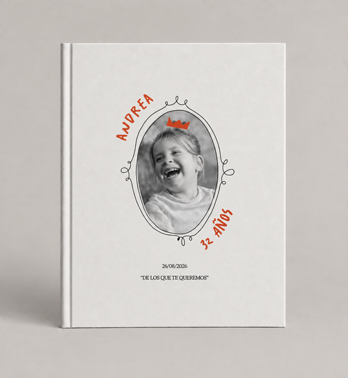 PHOTOBOOK DE REGALO DE TODOS LOS QUE TE QUEREMOS REGALA CON AMOR PERSONALIZADO FOTOS Y CARTAS